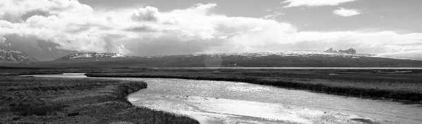 Hvitarnes小屋附近的乡村图片下载