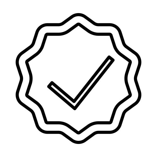 已检查图标。白色背景上已检查的细线性轮廓图标。用于Web和移动设备的线条矢量选中符号图片下载