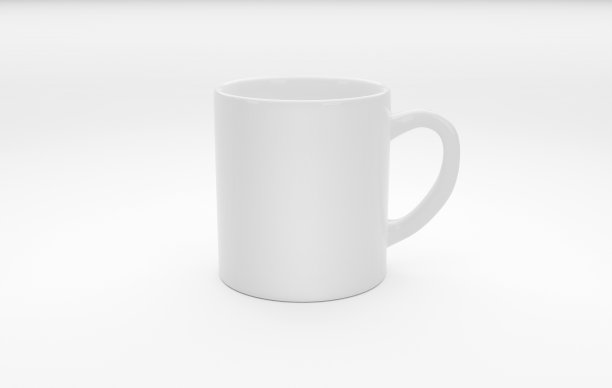 白色背景上的白色咖啡图片下载