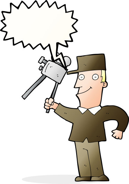 带有语音泡泡的卡通电影制作者图片下载