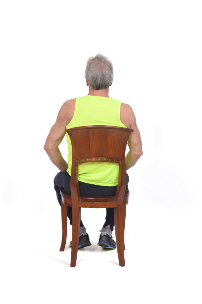 一个孤立在白色背景中的人图片下载