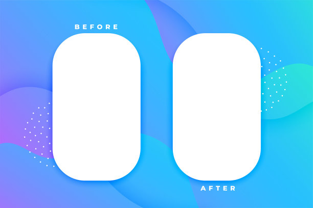 现代前后对立的概念背景图片下载