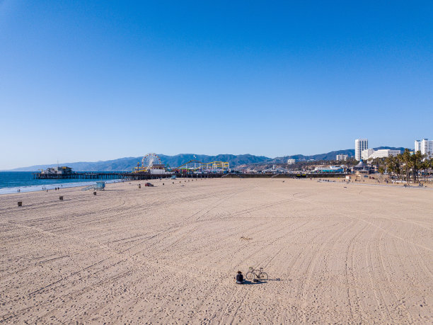 圣莫尼卡海滩图片下载