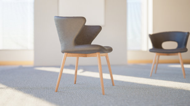 室内模型插图与装饰，3d渲染，白墙与白板图片下载