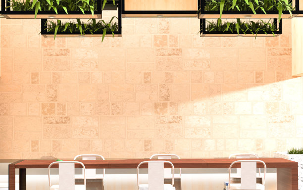 餐厅内部黑板墙与复制空间的广告，公告等。图片下载