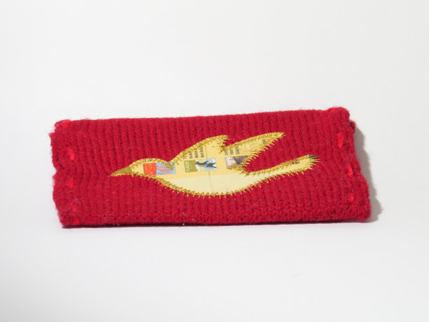 白色背景下的红色名片盒，图片下载