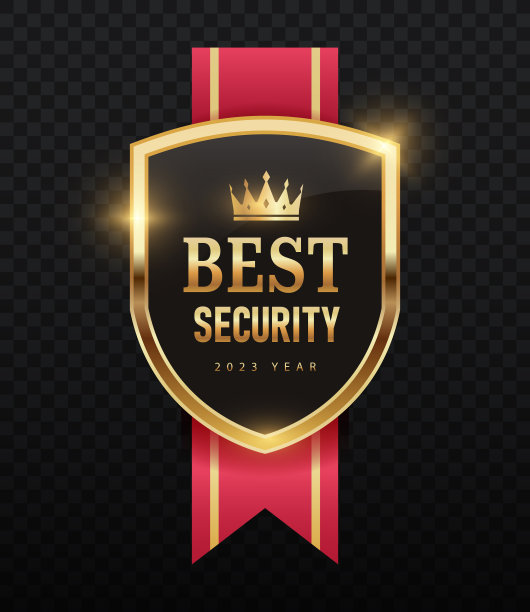 奢华的金色徽章图片下载