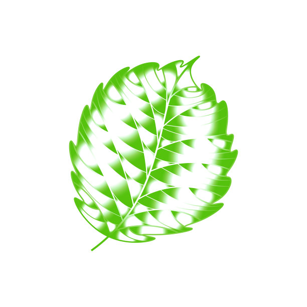绿叶图标矢量图像图片下载