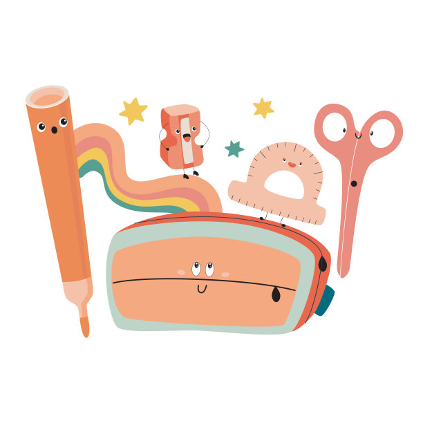 可爱的手绘插画图片下载