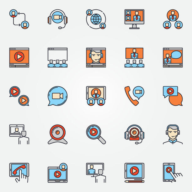 商务沟通图标图片下载