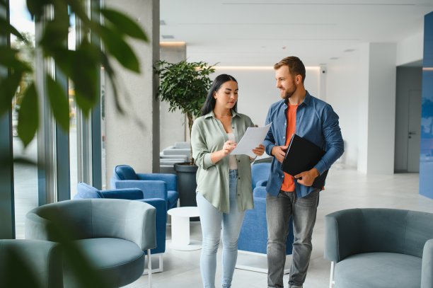 商务中心商务伙伴会议。图片下载