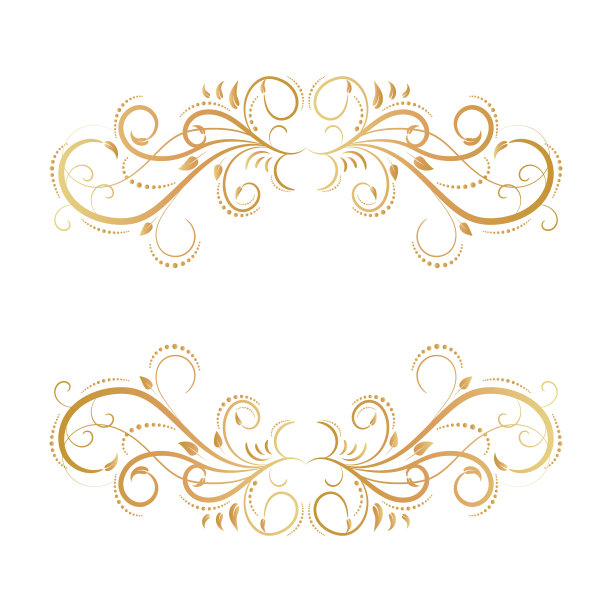 奢华的金色框架，精致的背景。维多利亚时代的风格。书法毛笔，皇家线条。为您准备节日请柬、贺卡、问候。创造一种特殊的情绪。图片下载