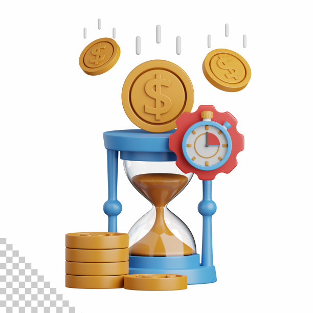 3d渲染时间投资隔离有用的商业，工业，公司，公司和金融图片下载