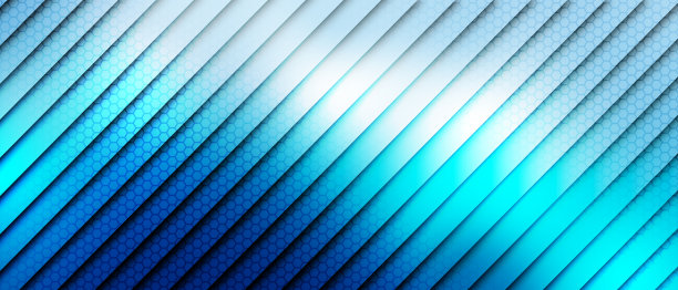 抽象的几何背景。动态蓝色的形状图片下载