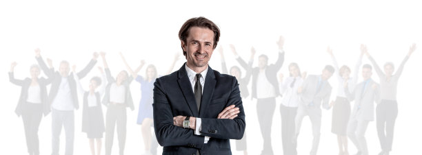 成功的商人和团队图片下载