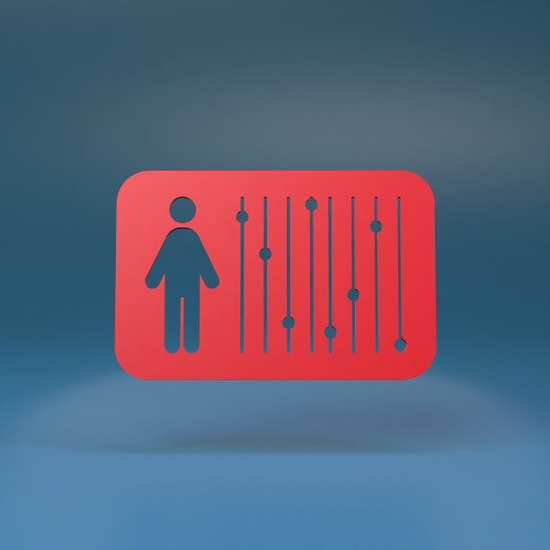 3d图标人体参数。3d渲染插图图片下载