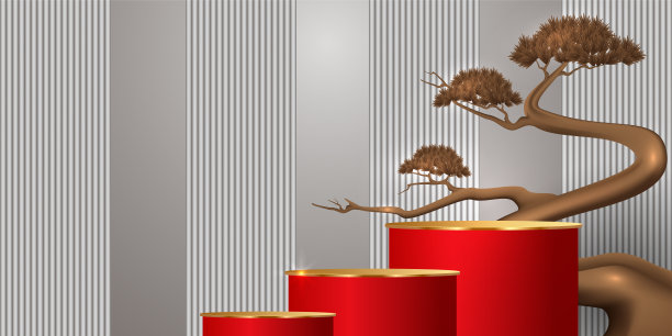 中国新年的讲台和背景图片下载