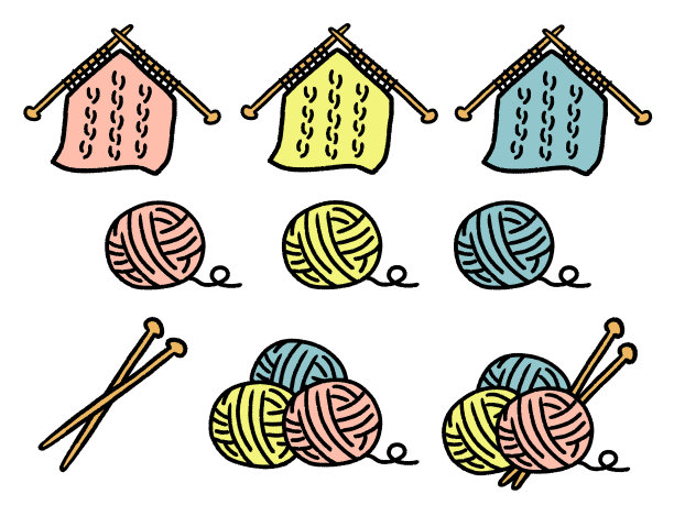 纱线球针织套装针织纱手工编织图片下载