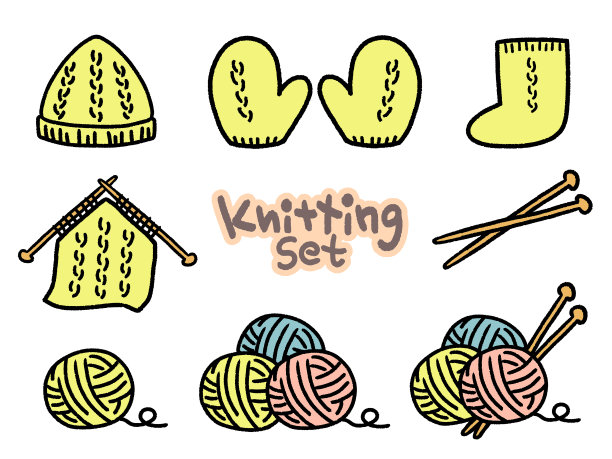 纱线球针织套装针织纱手工编织图片下载