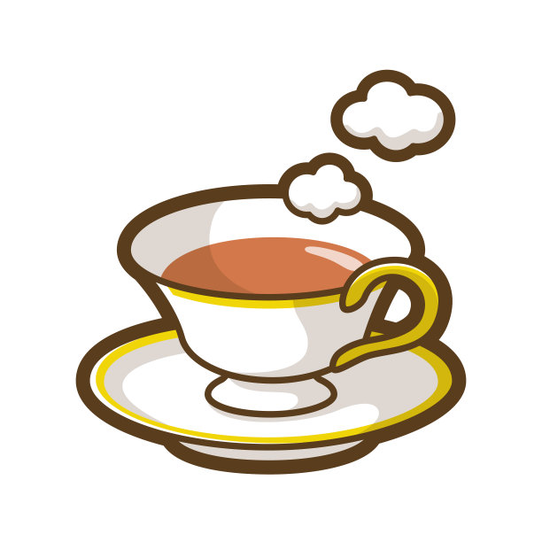 茶。茶杯和茶托。图片下载