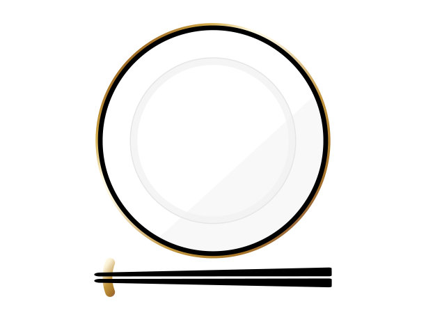 豪华的盘子和餐具图片下载