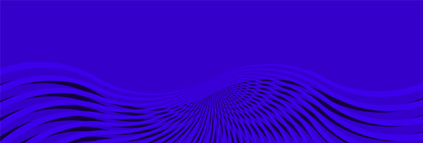 抽象的现代蓝色背景波霓虹灯线。豪华长背景。几何艺术数字屏幕。海报,横幅。创新技术的壁纸。展示卡片。副本的空间。封面设计。图片下载