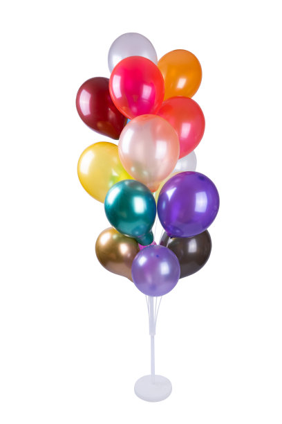许多空气彩色气球孤立图片下载