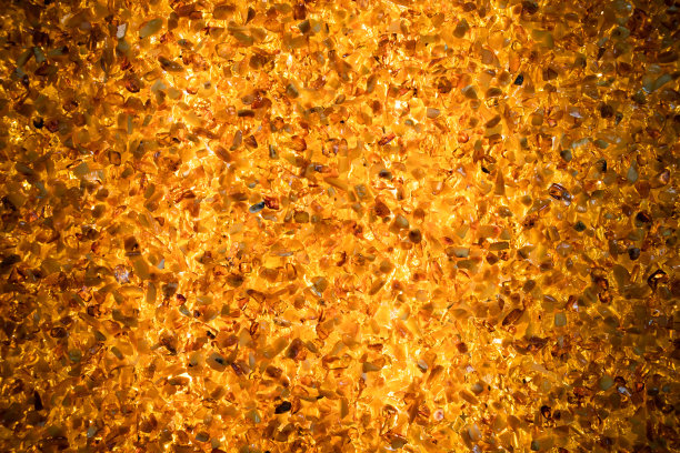 天然琥珀马赛克，特写背景照片纹理图片下载