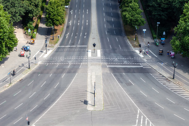 环形交叉路口图片下载