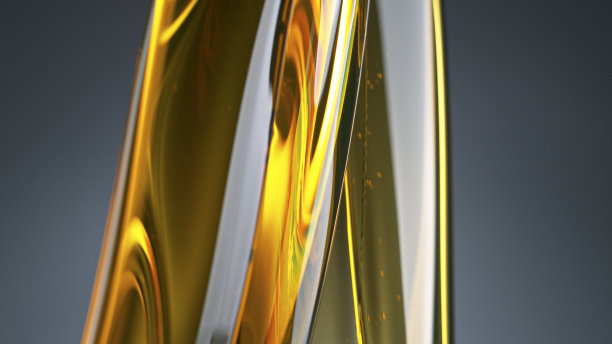 流动的油在渐变暗背景图片下载