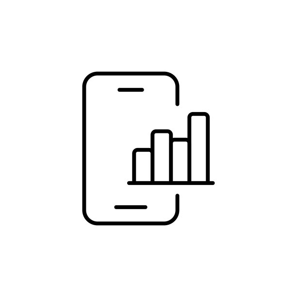 智能手机线路图标。小工具，速度，性能，现代，互联网，应用程序，分享，区块，图表，数据，隐私。技术的概念。矢量黑线图标在白色背景图片下载
