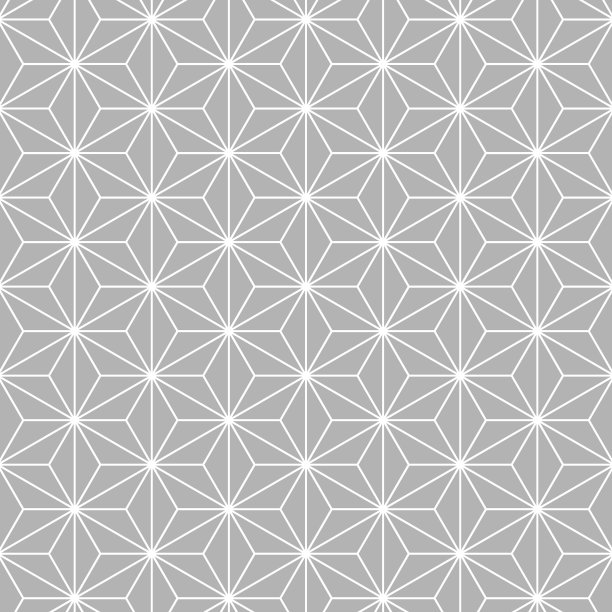 无缝白色和灰色浅野花图案图片下载