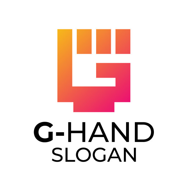 字母手拳符号设计矢量图片下载