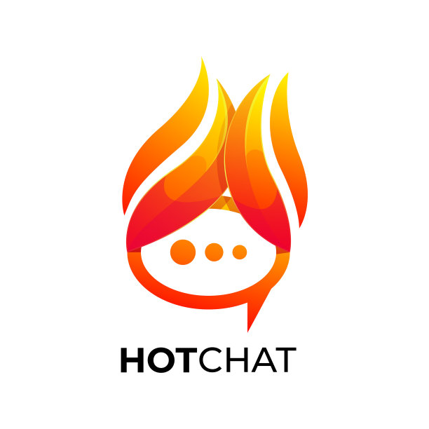 火焰火焰谈话聊天泡泡设计图标图片下载