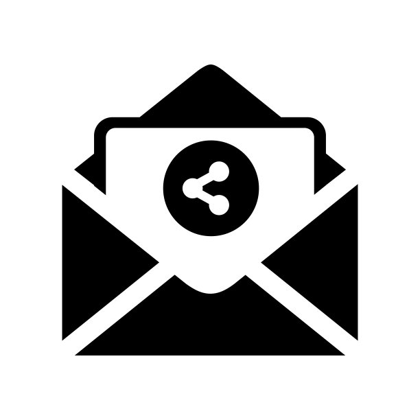 电子邮件扁平图标矢量图，分享电子邮件图标图片下载