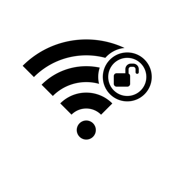 Wi-Fi扁平图标矢量图图片下载