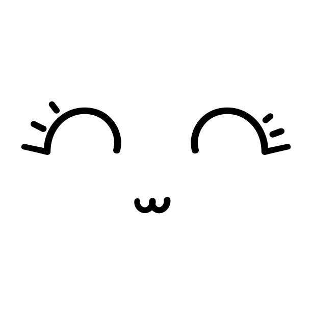 可爱的女孩脸闭着眼睛和睫毛图片下载