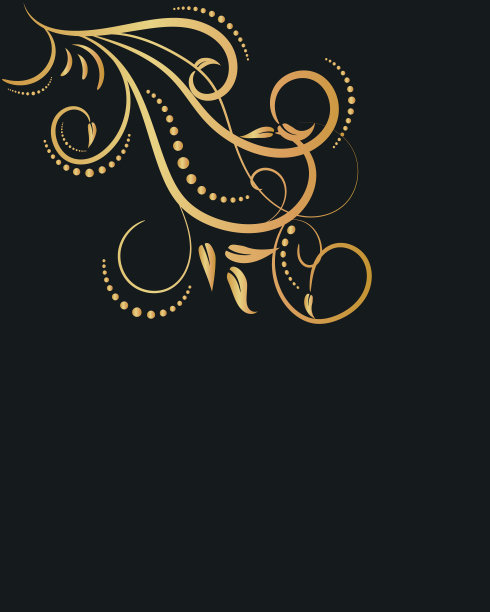 Luxury, елегантна  gold frame, exquisite background. Victorian style. Calligraphic brush, royal lines. For your holiday invitations, cards, greetings. Creates a special mood.图片下载