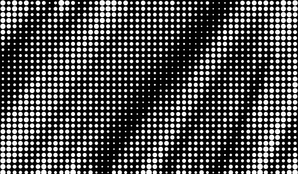 抽象黑白半色调背景图片下载