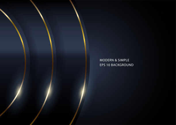 豪华抽象的背景与黄金线图片下载