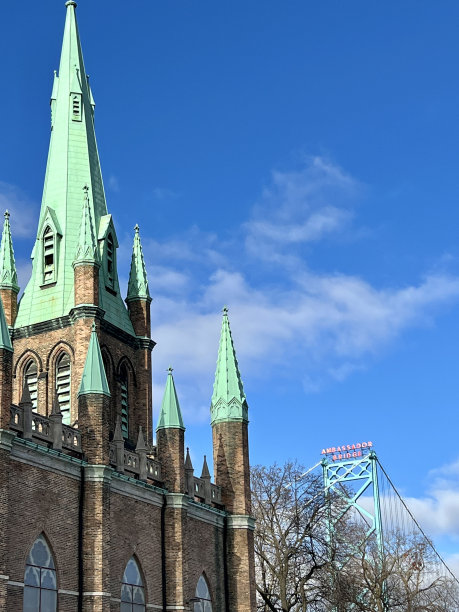 大使桥-冬天图片下载