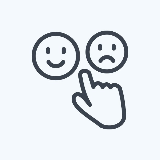 图标反馈1。适用于反馈符号。行风格。简单的设计可编辑。设计模板向量。简单的符号说明图片下载