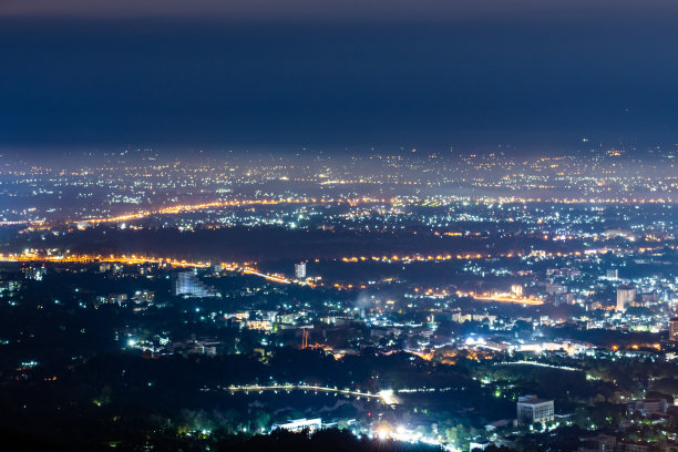 清迈城的夜色图片下载