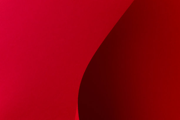 折叠纸红色抽象背景图片下载