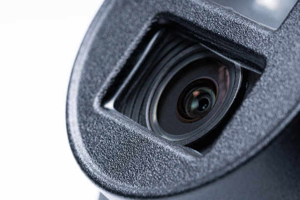 家里和办公室的黑穹顶监控摄像头。图片下载