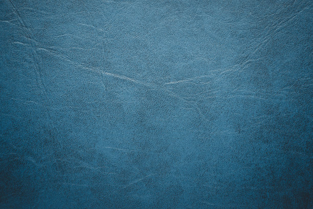 空白蓝色合成皮革皮肤背景。图片下载