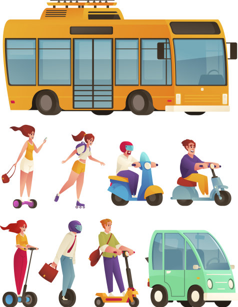 生态交通套装图片下载