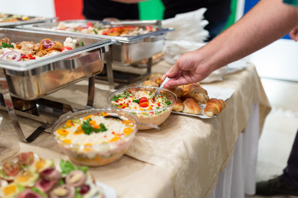 自助服务的概念，不同种类的食物图片下载