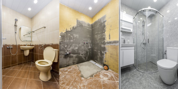 浴室装修旧浴室改为现代浴室图片下载