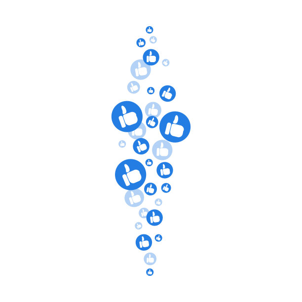 喜欢和竖起大拇指的故事和直播。社交媒体ui的拇指图标。illlustration向量图片下载